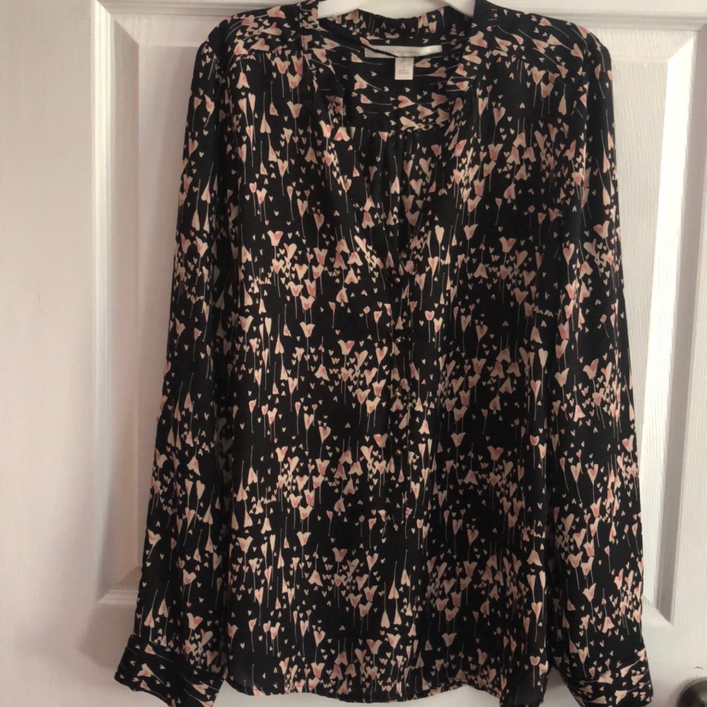 LC Lauren Conrad Heart Blouse
